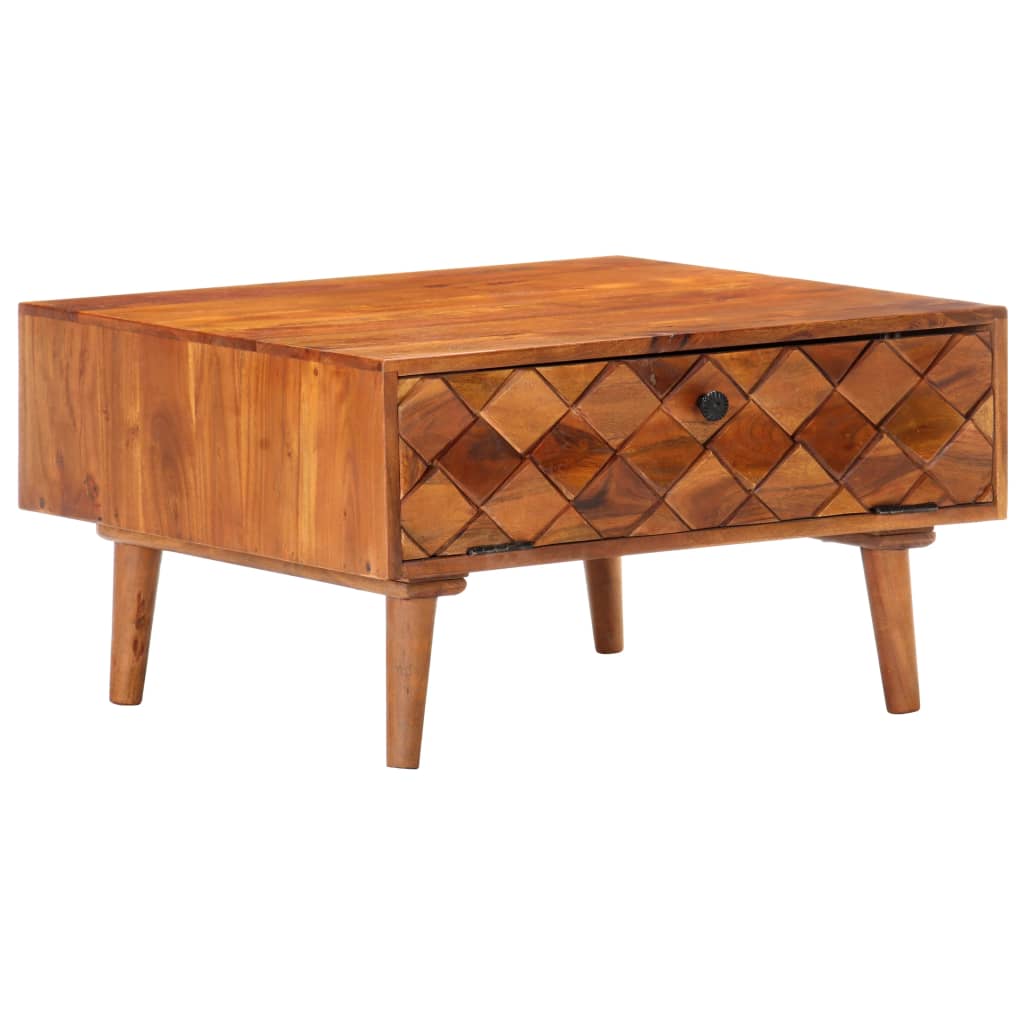 vidaXL Salontafel 68x68x38 cm massief acaciahout
