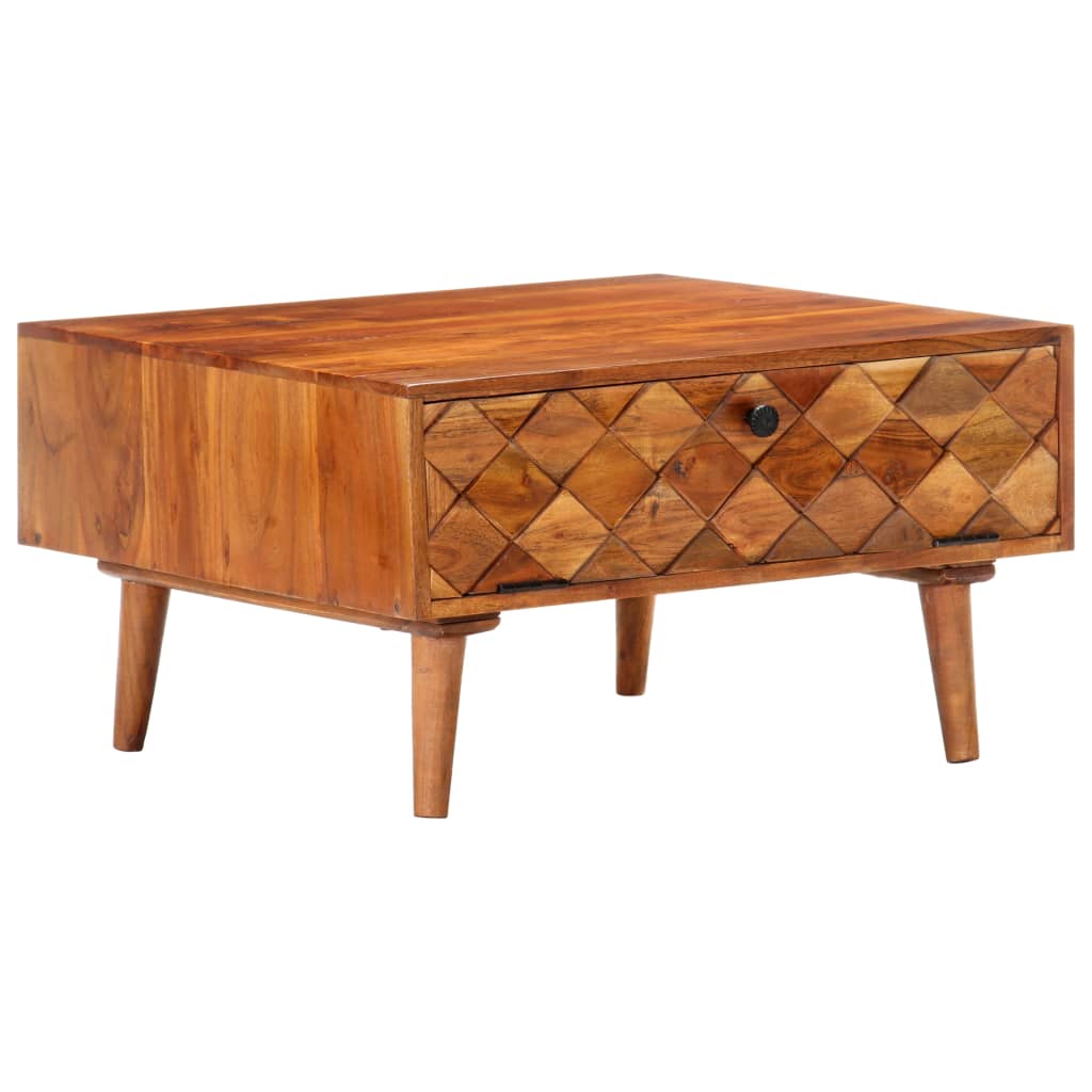 vidaXL Salontafel 68x68x38 cm massief acaciahout