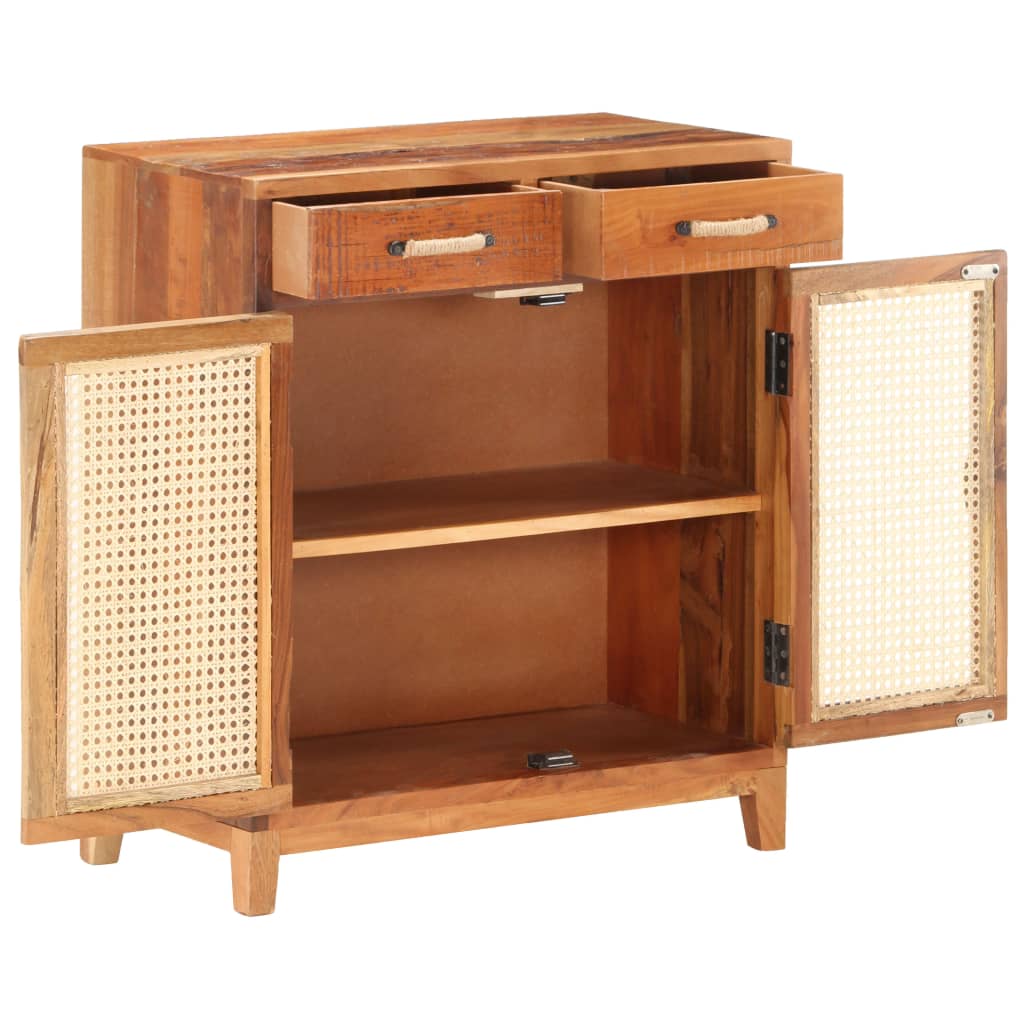 vidaXL Dressoir 65x35x75 cm massief gerecycled hout