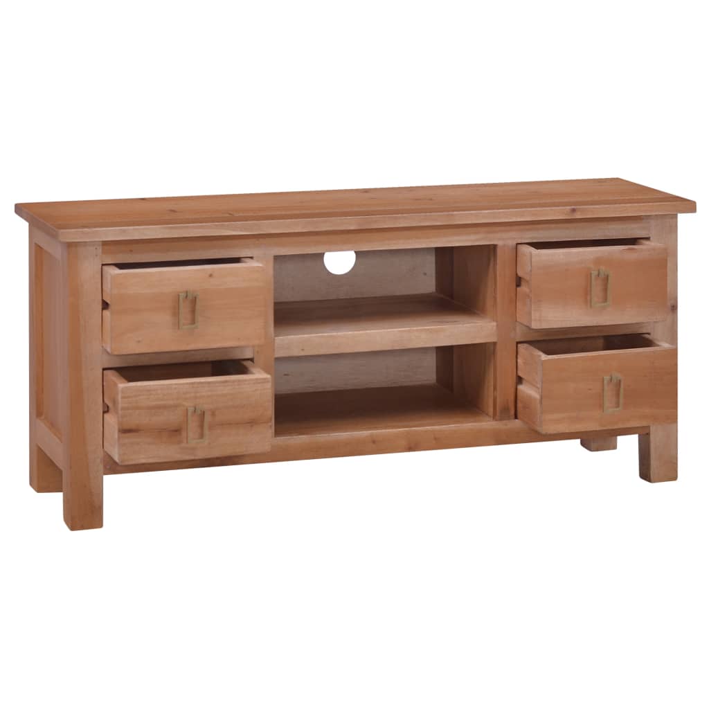 vidaXL Tv-meubel 100x30x45 cm massief mahoniehout