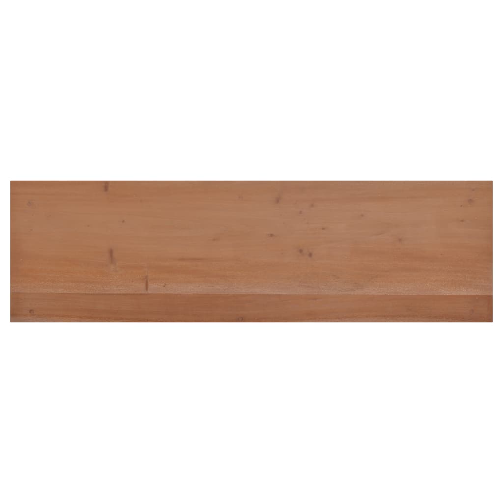 vidaXL Tv-meubel 100x30x45 cm massief mahoniehout