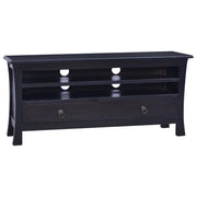 vidaXL Tv-meubel 100x30x45 cm massief mahoniehout lichtkoffiekleurig - Aashly
