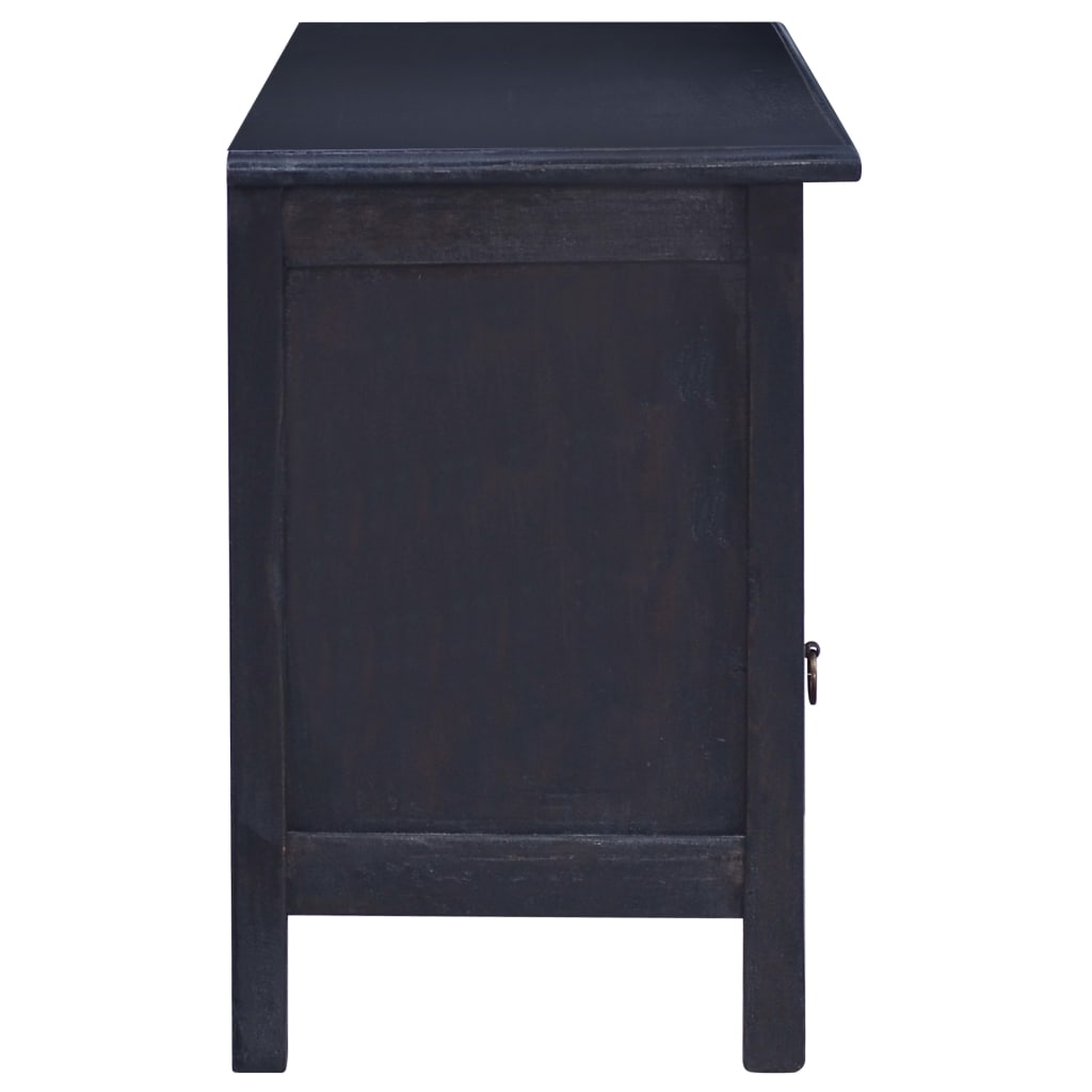 vidaXL Tv-meubel 100x30x45 cm massief mahoniehout lichtkoffiekleurig - Aashly