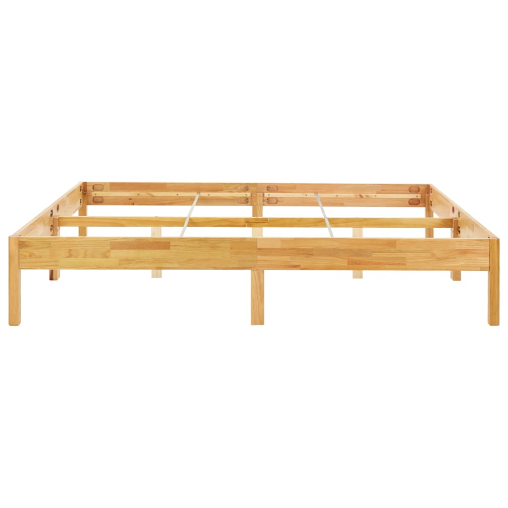 vidaXL Bedframe massief eikenhout 180x200 cm