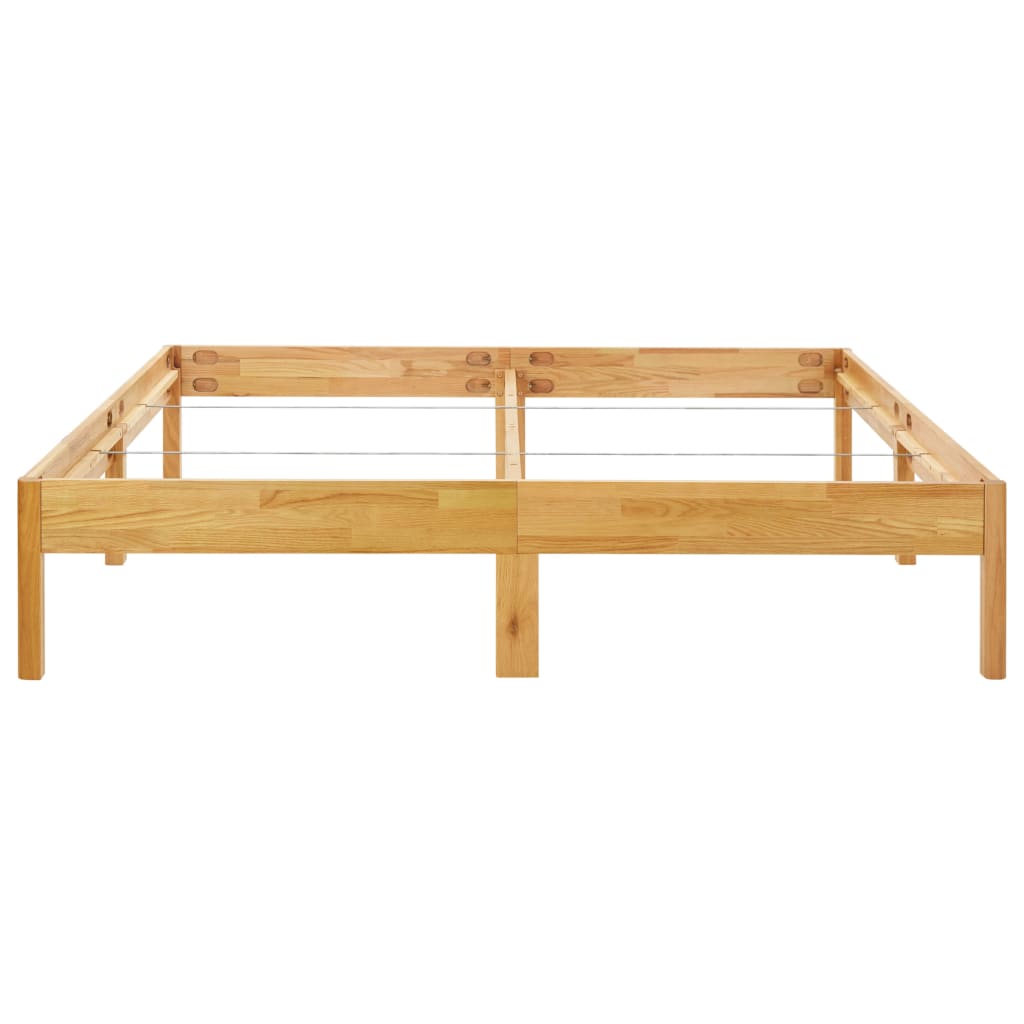 vidaXL Bedframe massief eikenhout 180x200 cm
