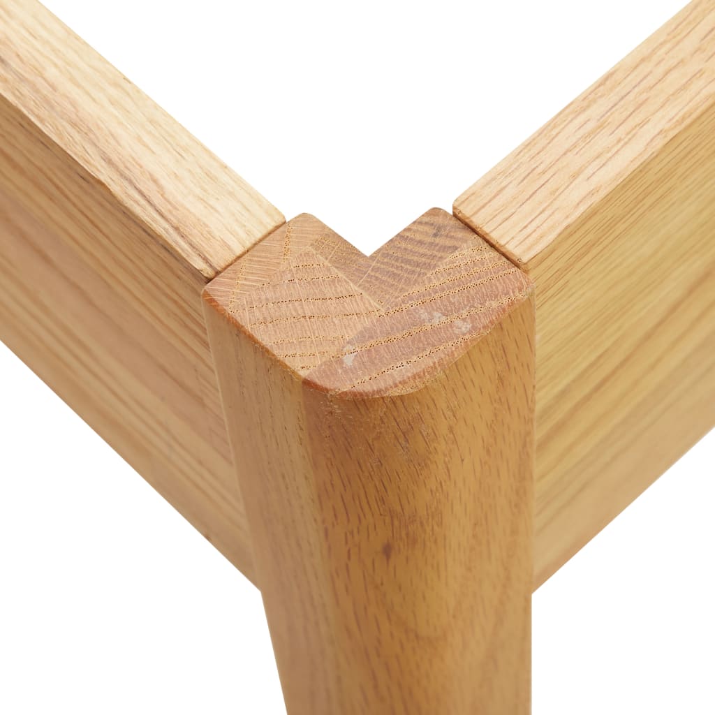 vidaXL Bedframe massief eikenhout 180x200 cm