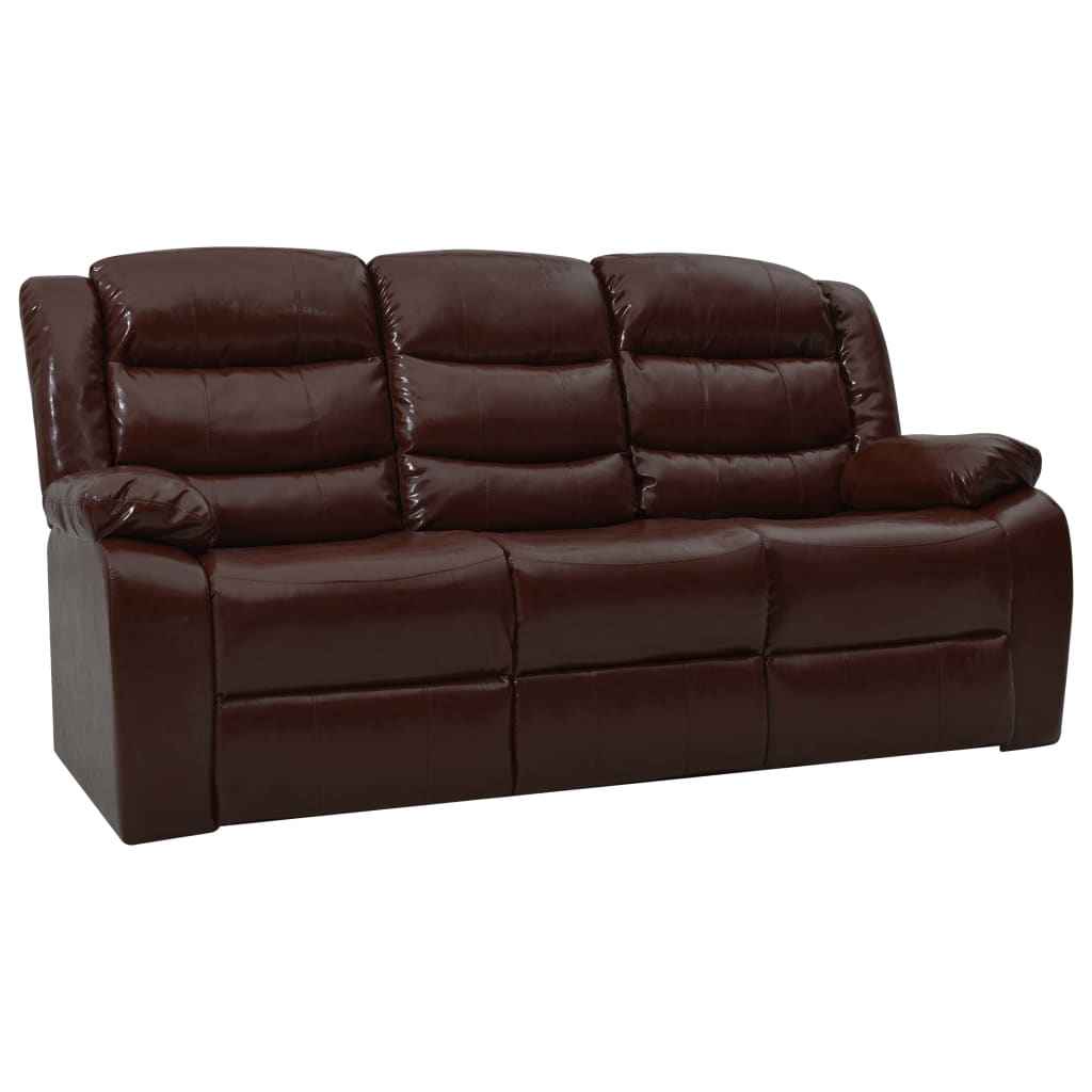 vidaXL Fauteuil verstelbaar kunstleer zwart