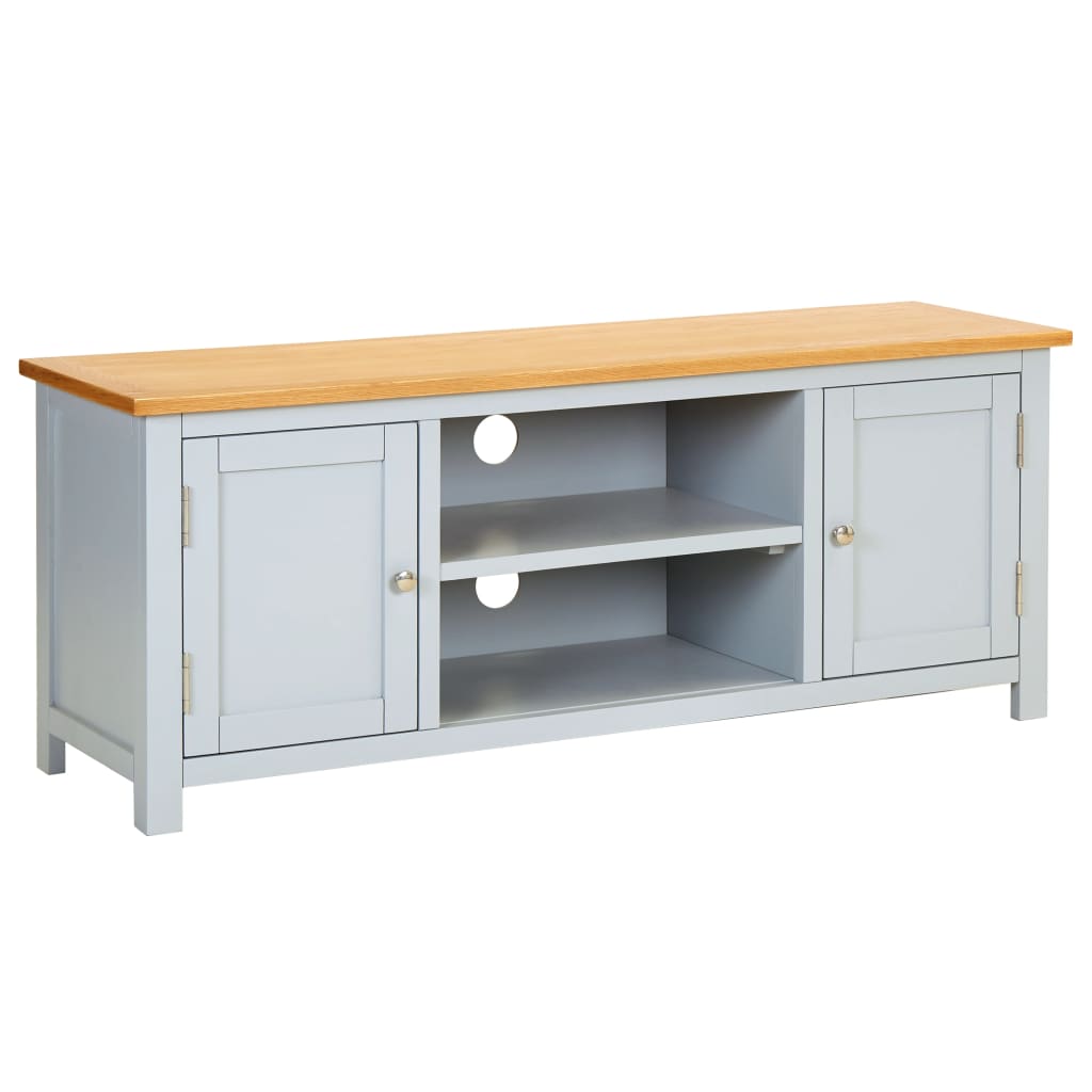 vidaXL Tv-meubel 90x35x48 cm massief eikenhout