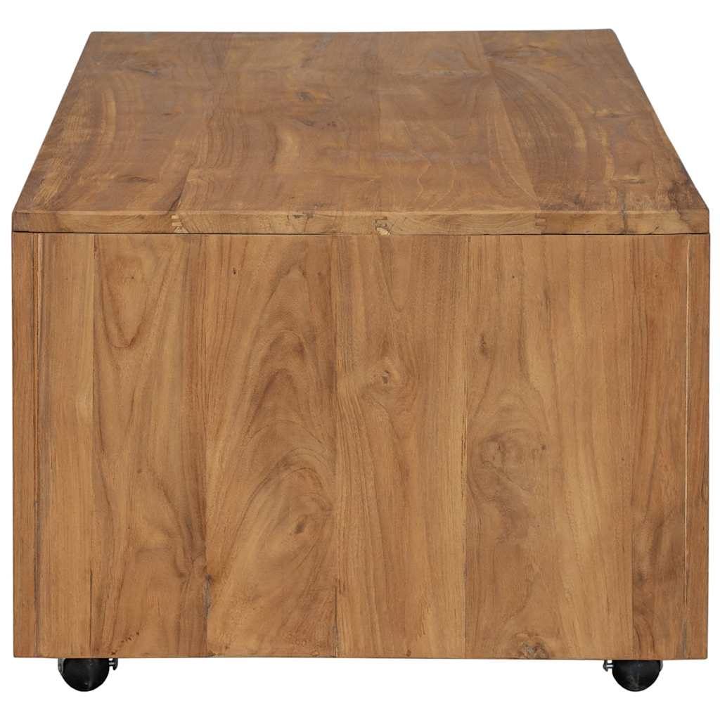 vidaXL Salontafel 110x60x40 cm massief teakhout