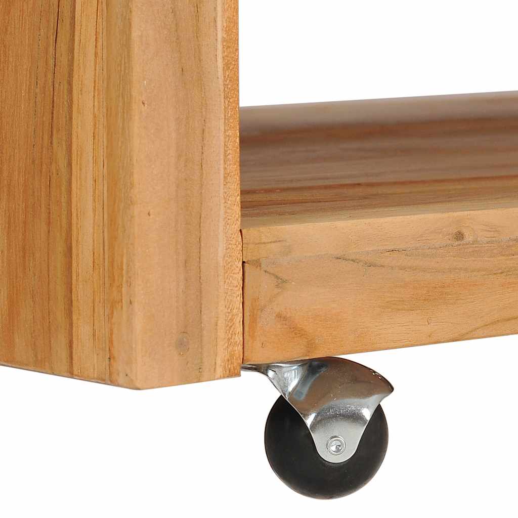 vidaXL Salontafel 110x60x40 cm massief teakhout