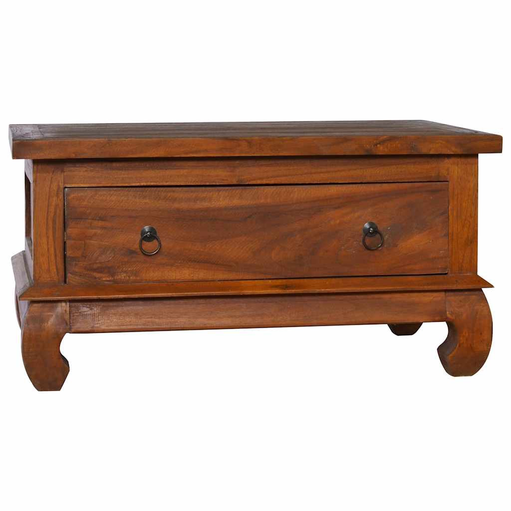 vidaXL Salontafel 80x50x40 cm gerecycled teakhout