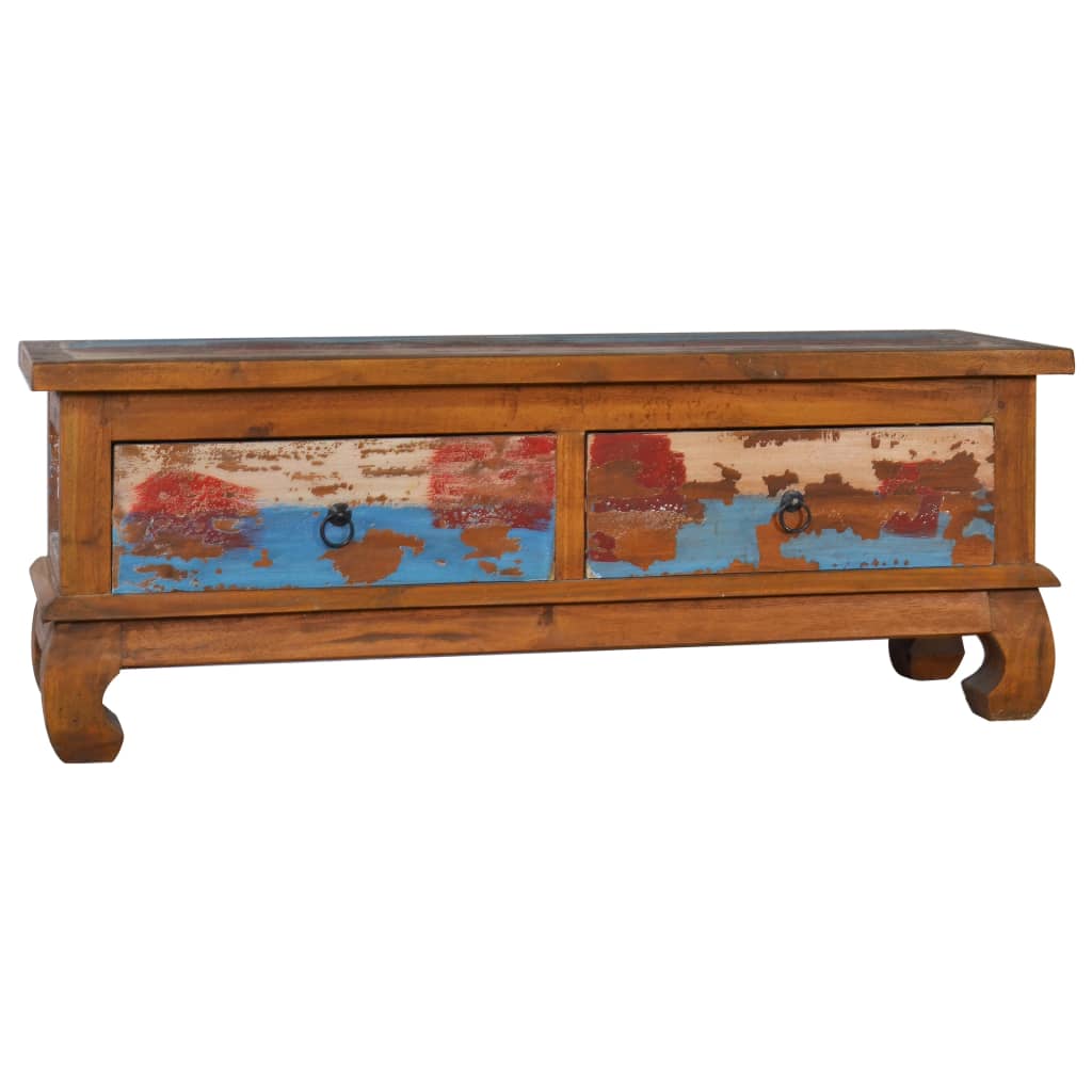 vidaXL Tv-meubel 110x35x40 cm gerecycled teakhout