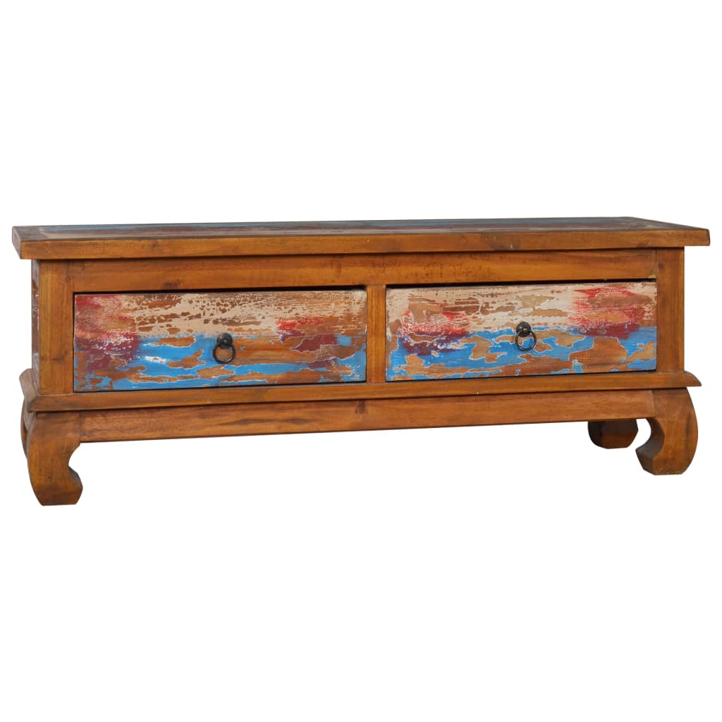 vidaXL Tv-meubel 110x35x40 cm gerecycled teakhout