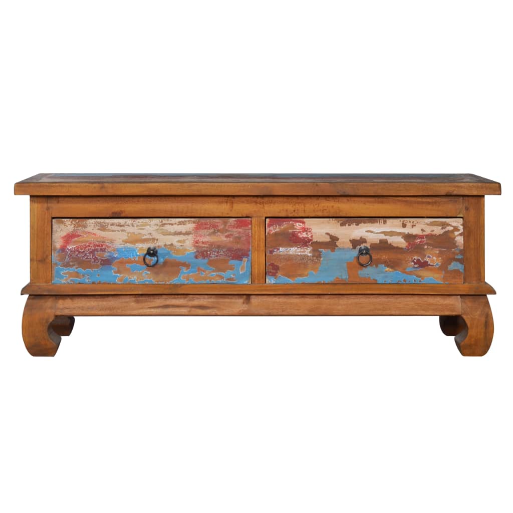 vidaXL Tv-meubel 110x35x40 cm gerecycled teakhout