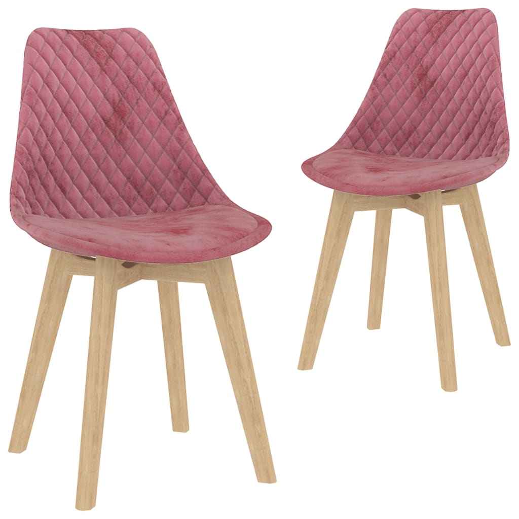 vidaXL Eetkamerstoelen 4 st fluweel blauw