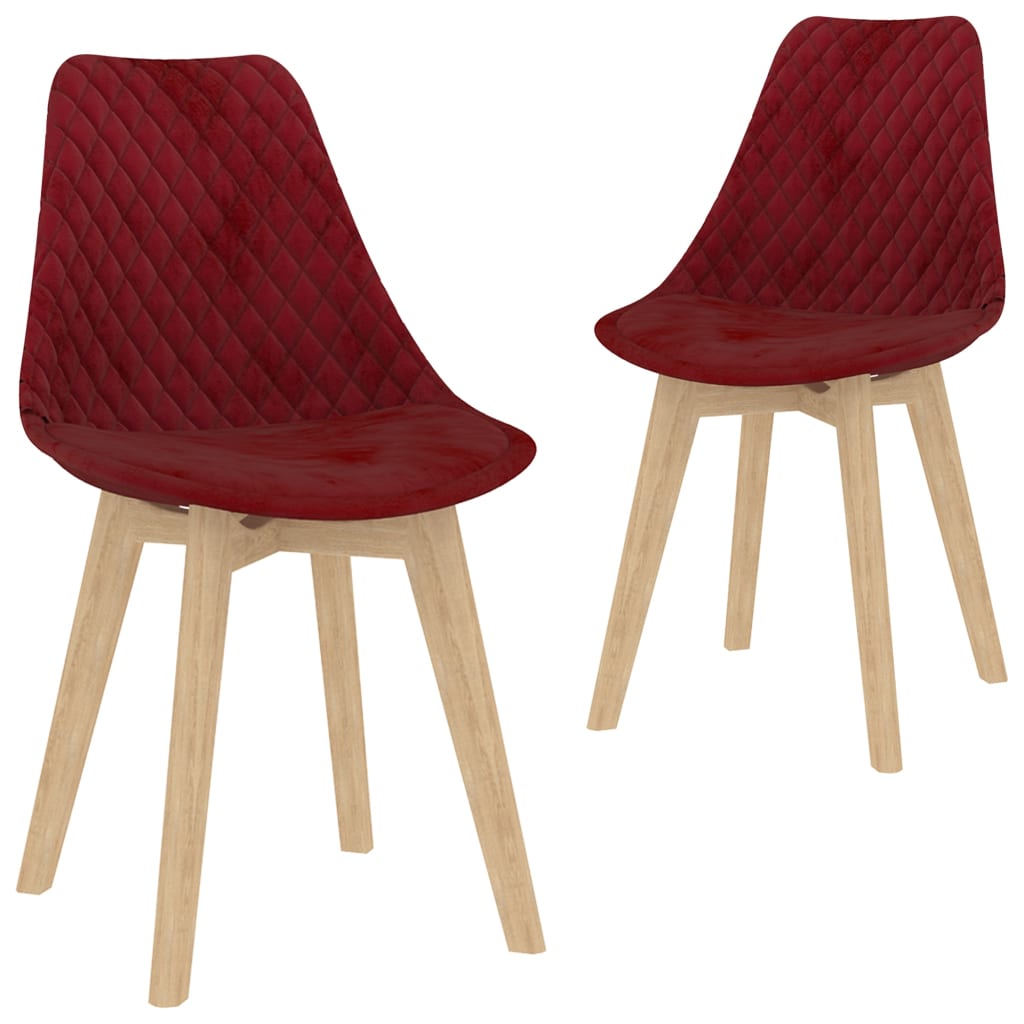vidaXL Eetkamerstoelen 4 st fluweel blauw