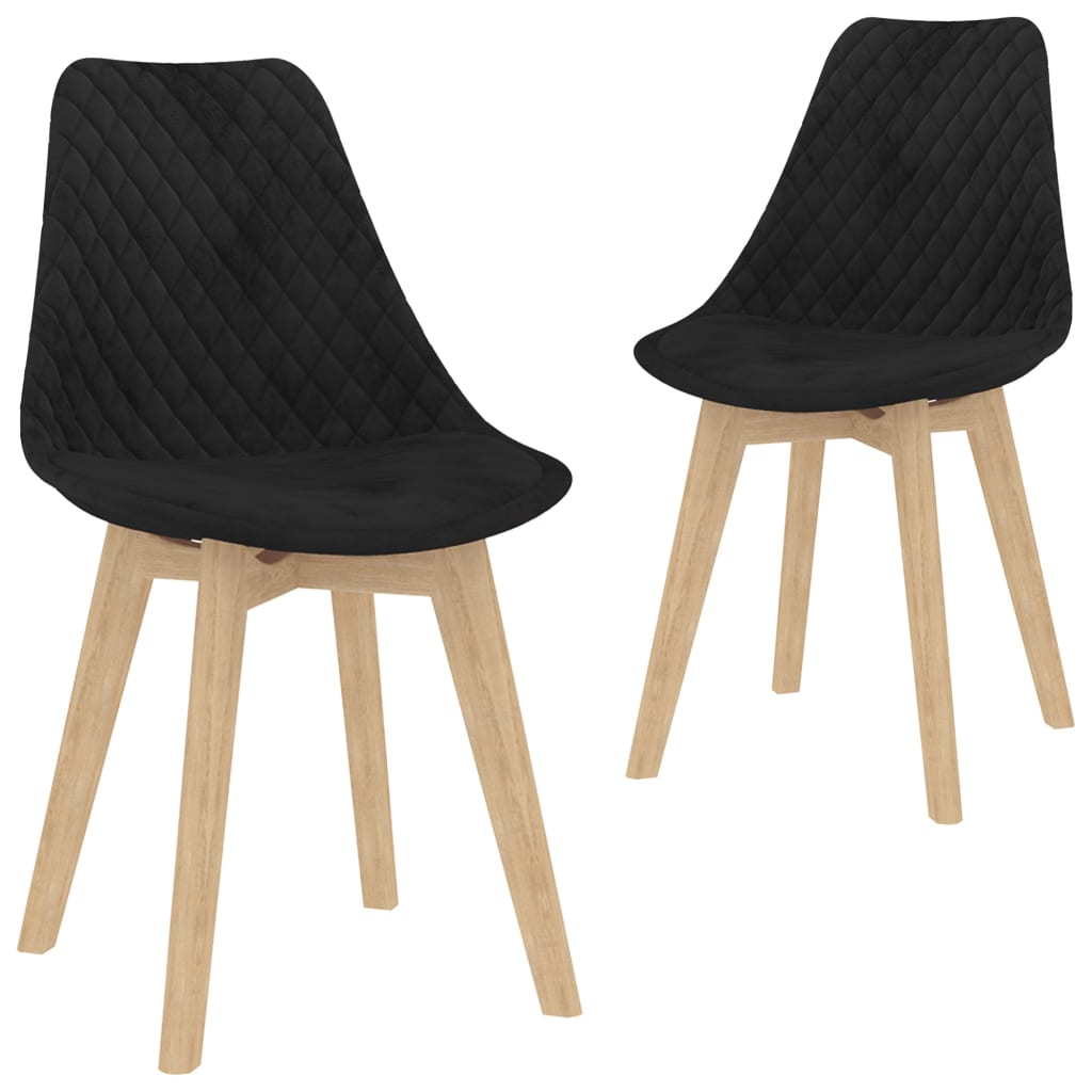 vidaXL Eetkamerstoelen 4 st fluweel blauw