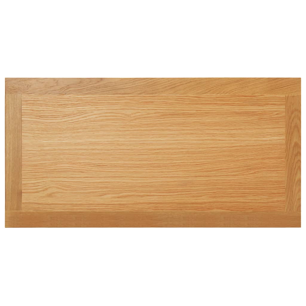 vidaXL Salontafel 110x55x40 cm massief eikenhout