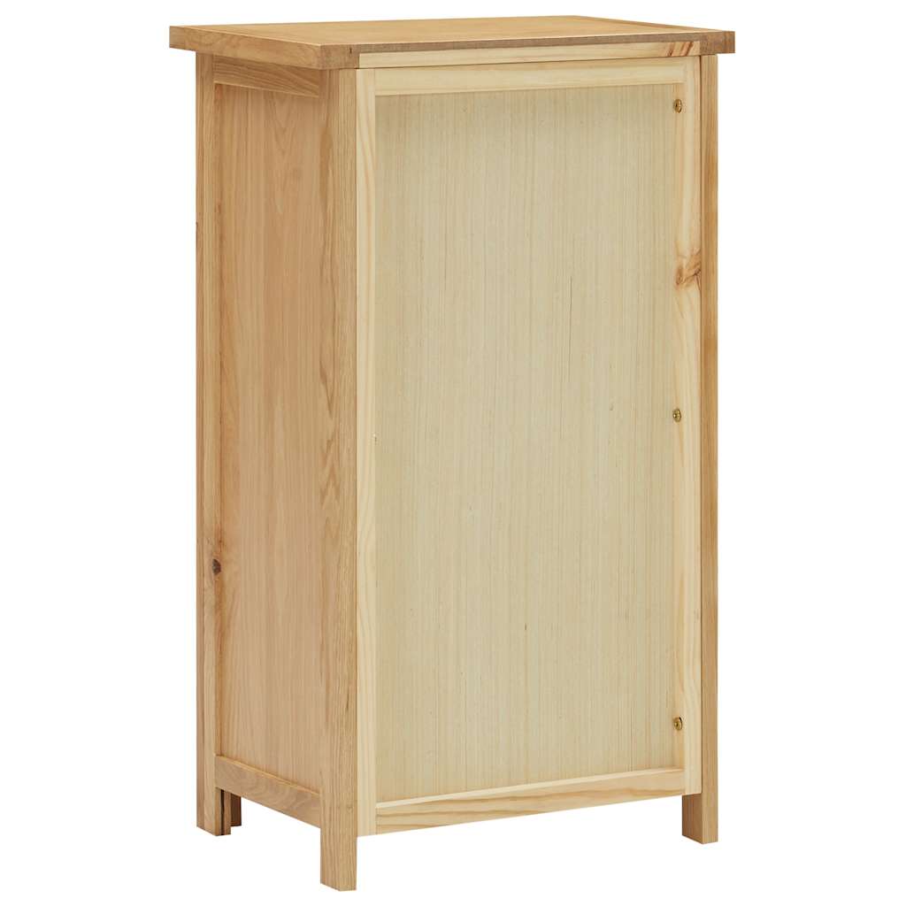 vidaXL Kast 45x32x85 cm massief eikenhout