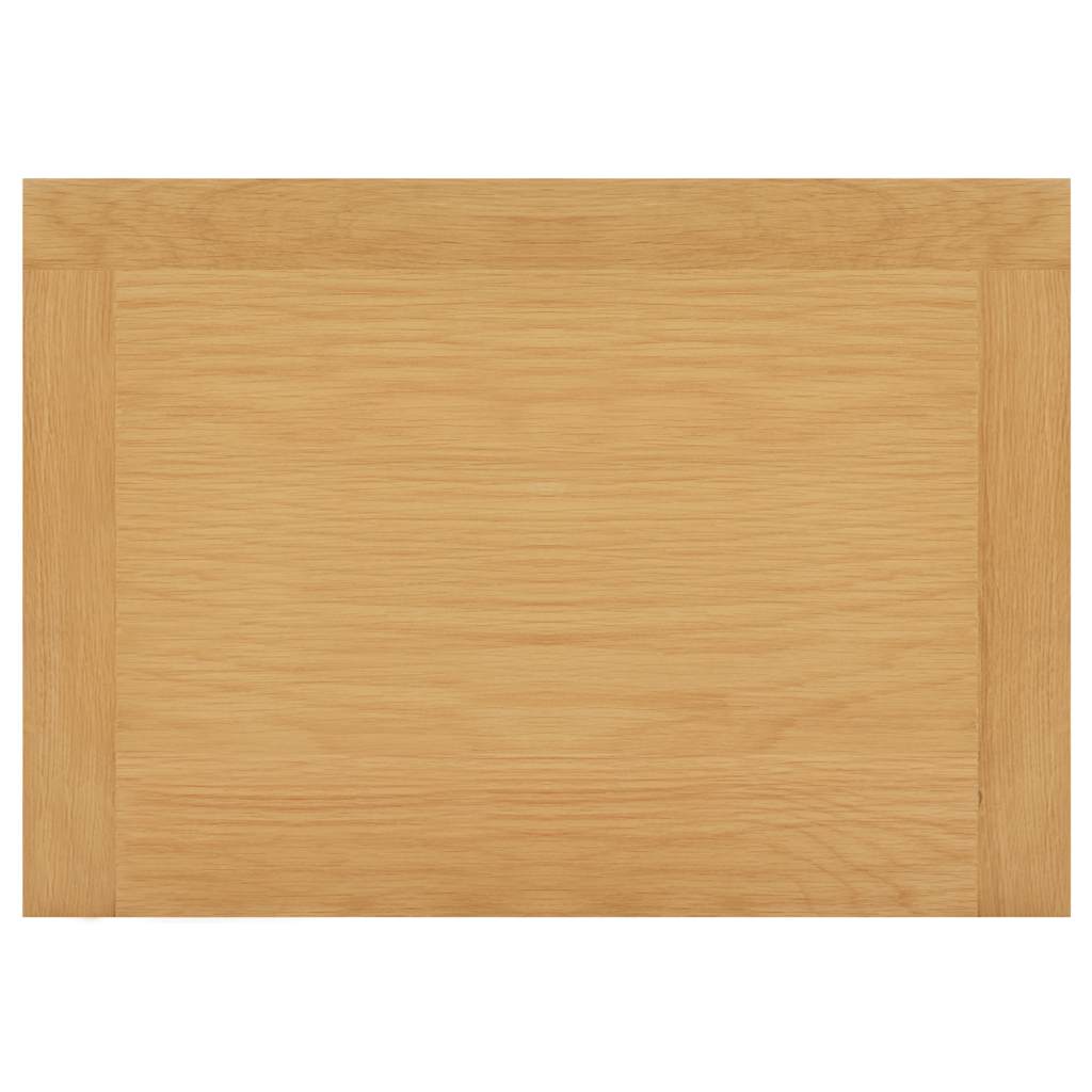 vidaXL Kast 45x32x85 cm massief eikenhout
