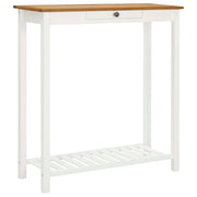 vidaXL Bartafel 100x40x110 cm massief eikenhout