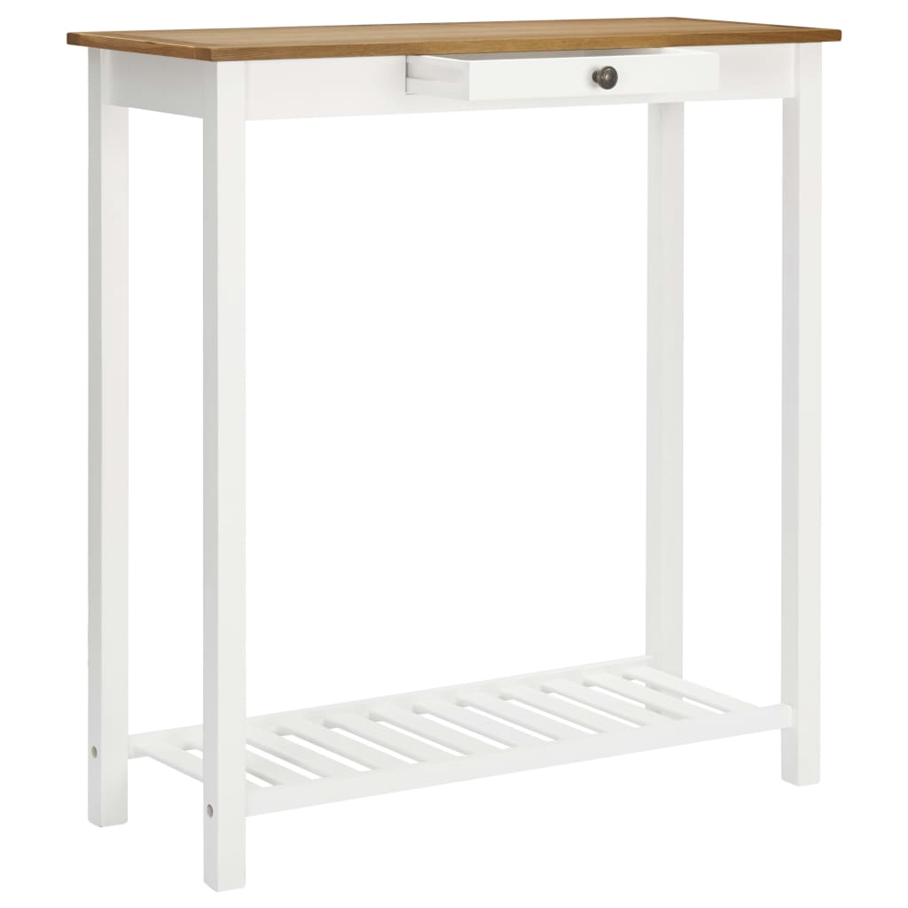 vidaXL Bartafel 100x40x110 cm massief eikenhout