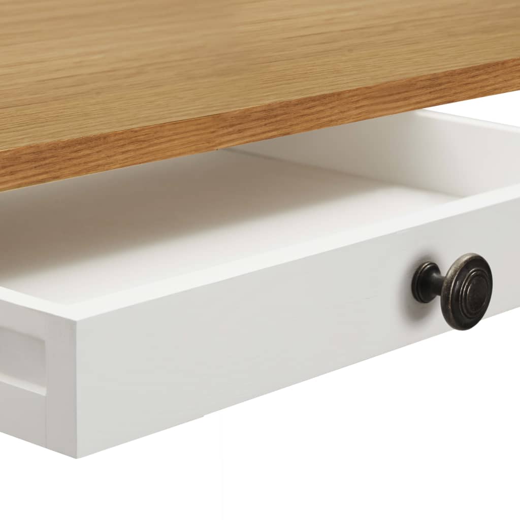 vidaXL Bartafel 100x40x110 cm massief eikenhout