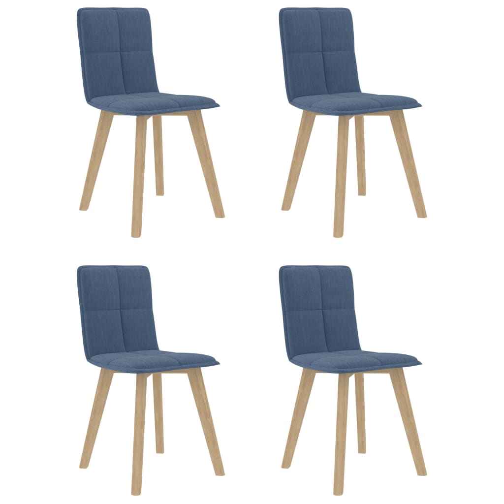 vidaXL Eetkamerstoelen 2 st stof bruin