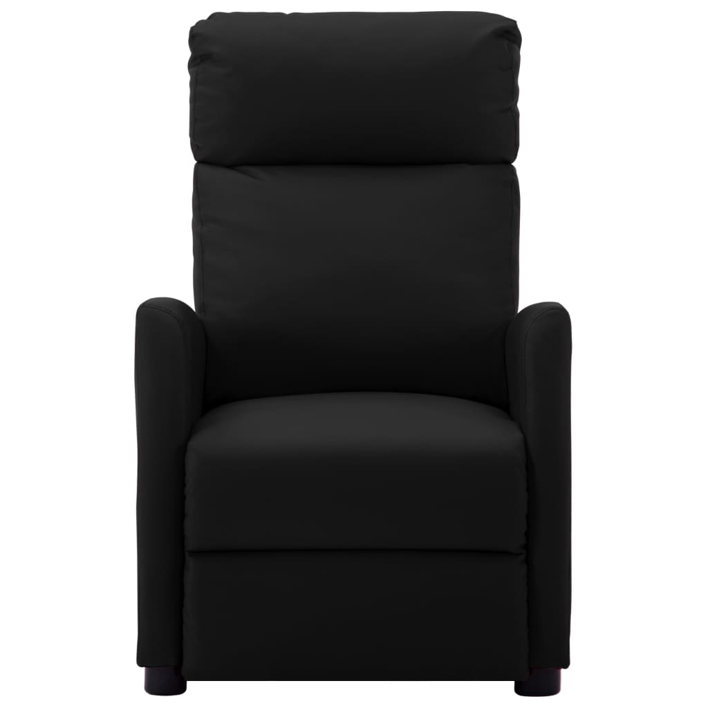 vidaXL Massagestoel kunstleer zwart