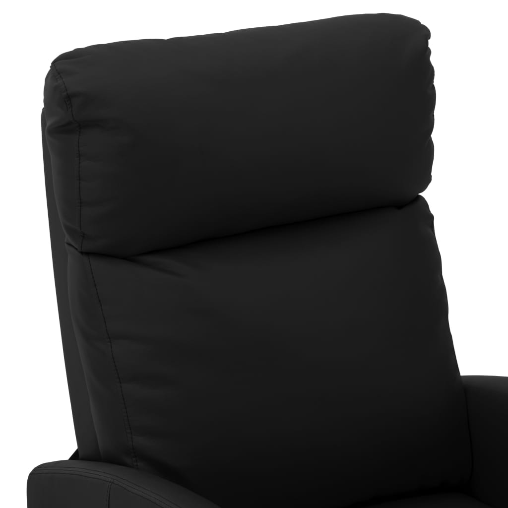 vidaXL Massagestoel kunstleer zwart