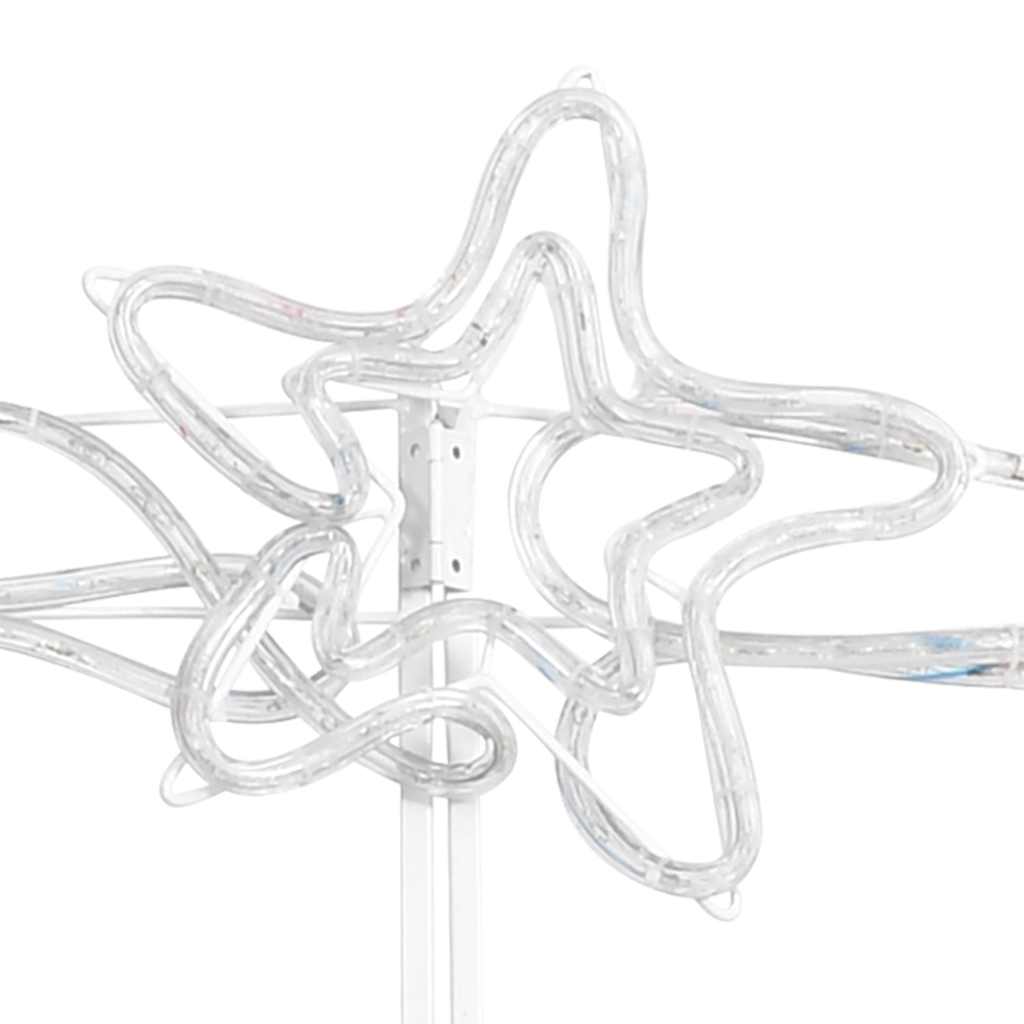 vidaXL Kerstdecoratie kerststal 240 LED's 116x41x87 cm