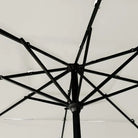 3-Laagse parasol met gepoedercoat aluminium paal voor tuin en terras - Parasols en zonneschermen