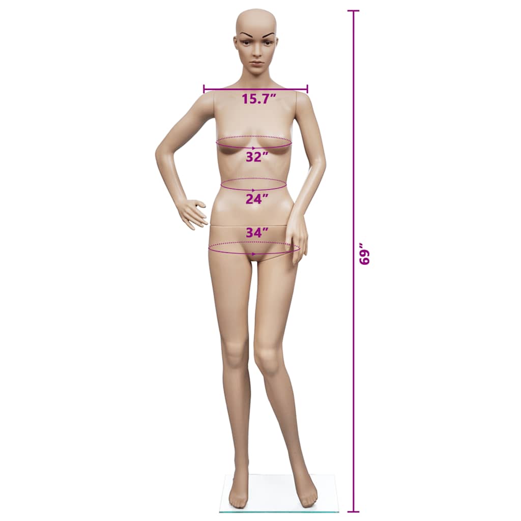 vidaXL Etalagepop vrouw A