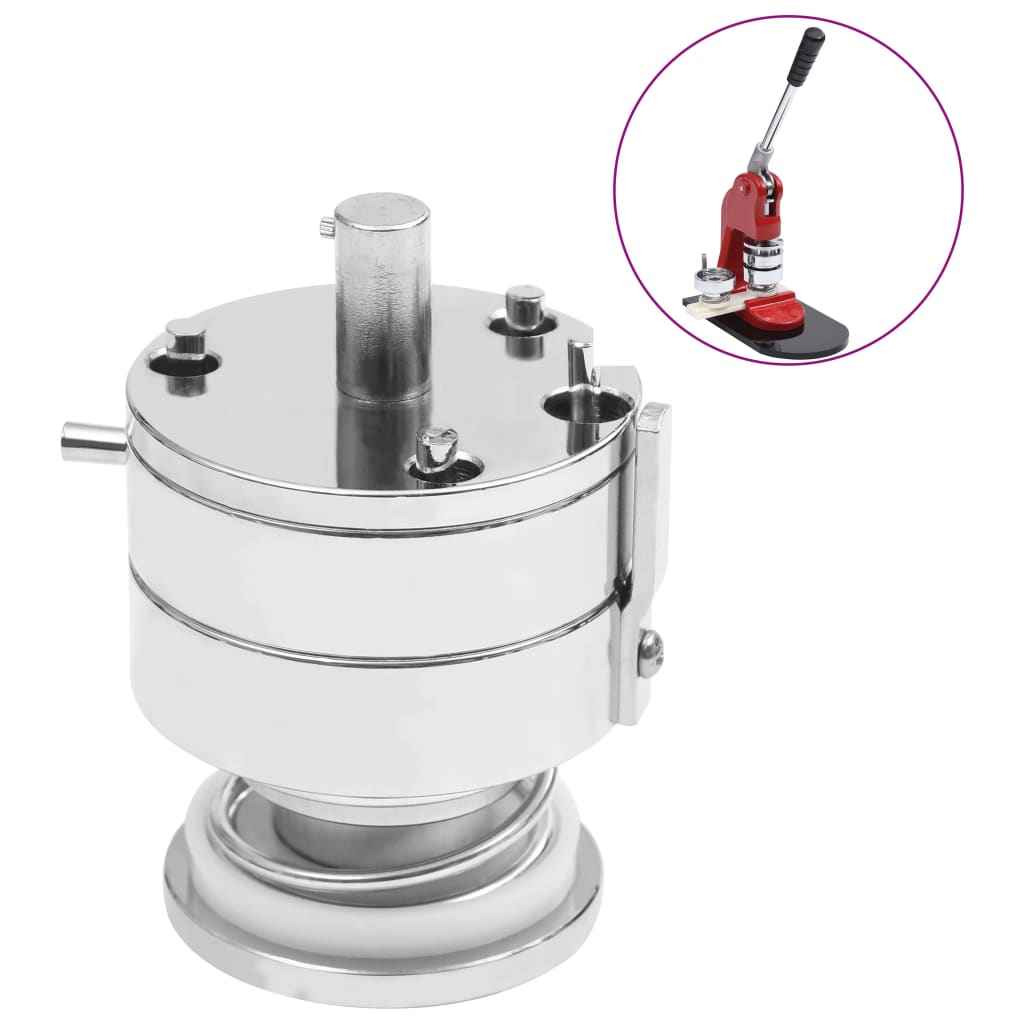 vidaXL Mal voor buttonmaker verwisselbaar 58 mm
