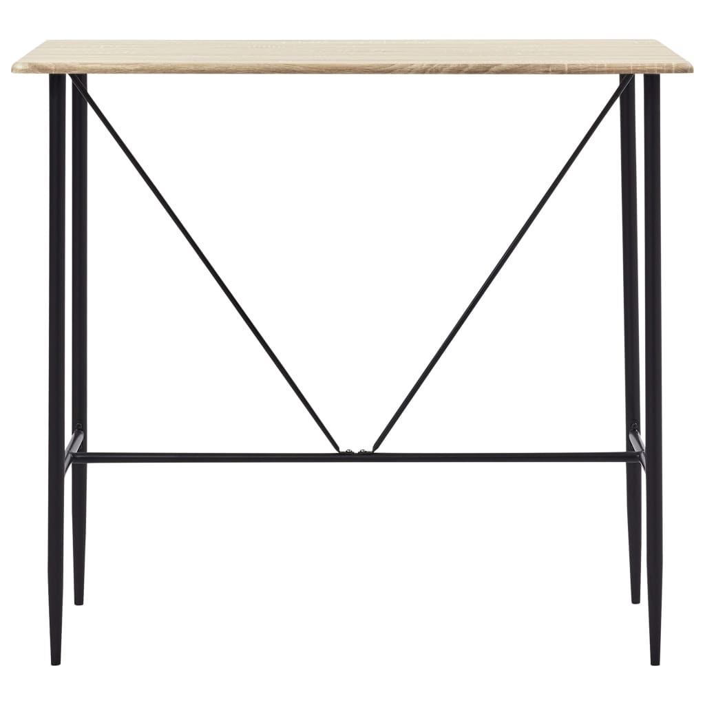 vidaXL 5-piece bar set fabric black
