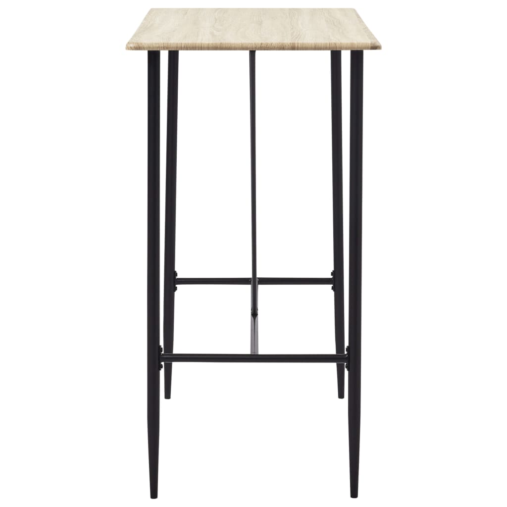 vidaXL 5-piece bar set fabric black