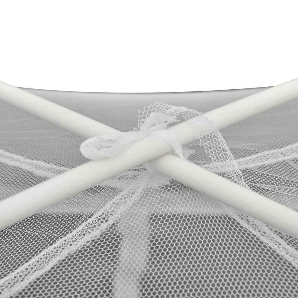vidaXL Tent 200x180x150 cm glasvezel wit