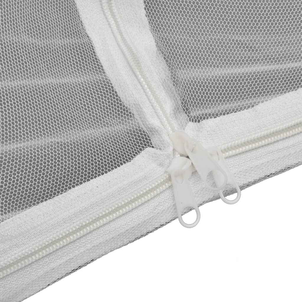 vidaXL Tent 200x180x150 cm glasvezel wit