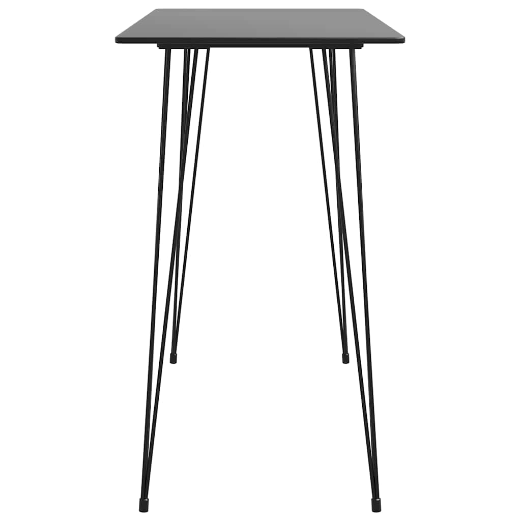 vidaXL 7-delige Barset zwart