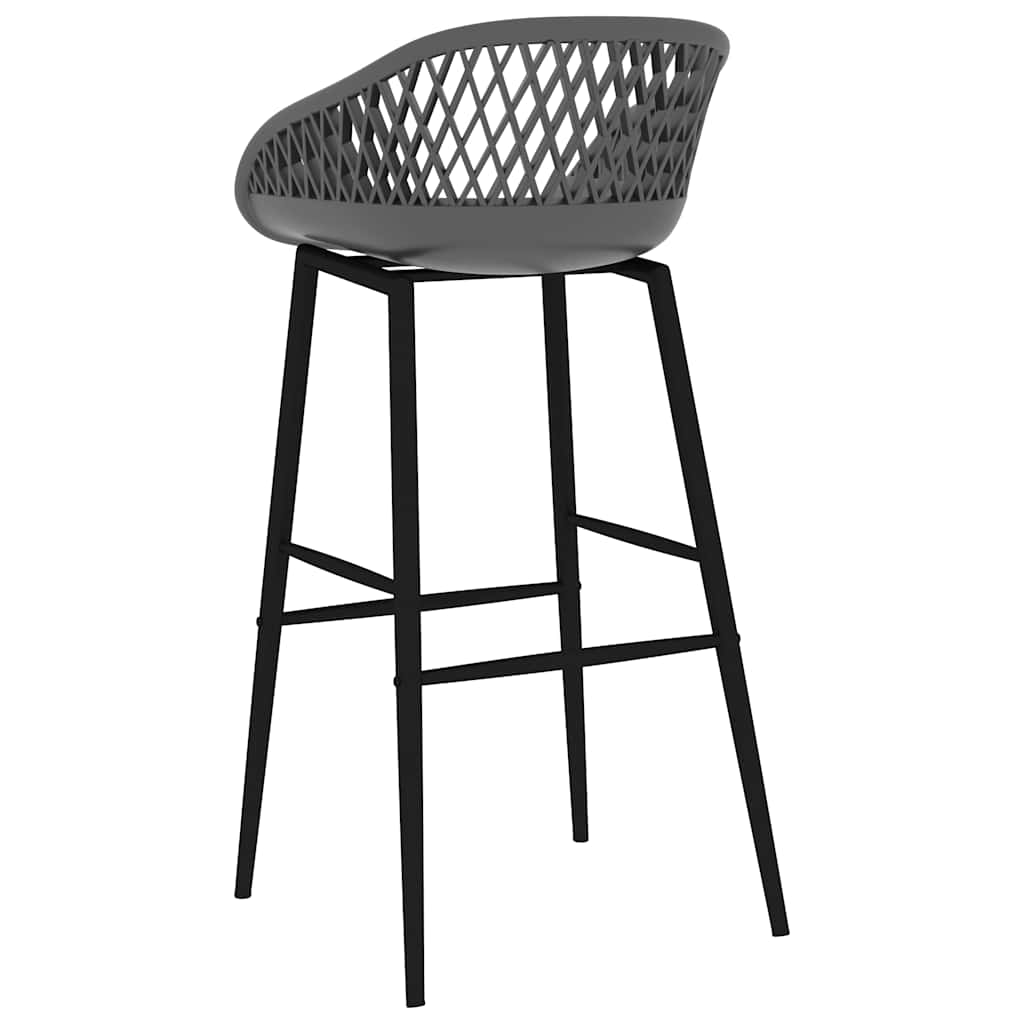 vidaXL 7-delige Barset zwart