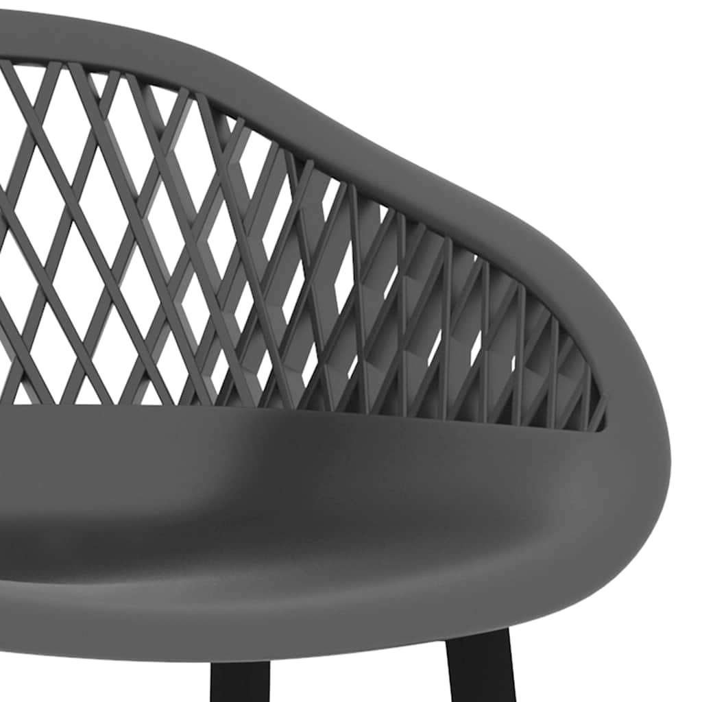 vidaXL 7-delige Barset zwart