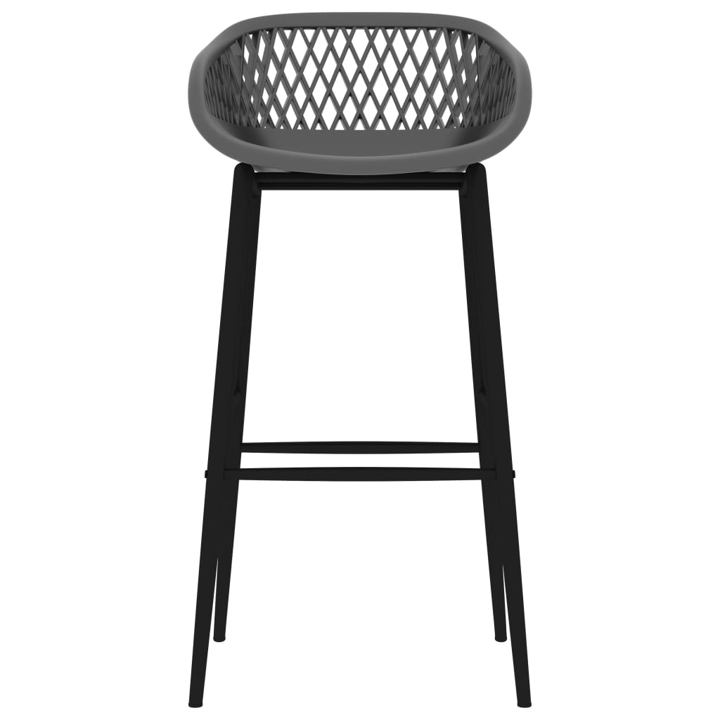 vidaXL 7-delige Barset zwart