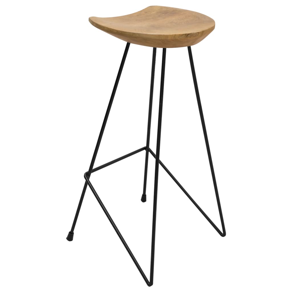 vidaXL 3-delige Barset zwart
