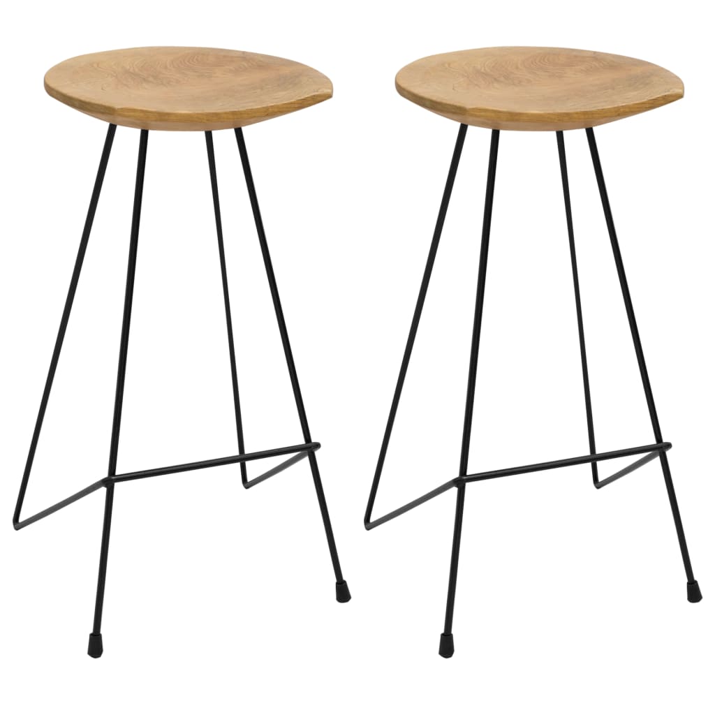 vidaXL 3-delige Barset zwart