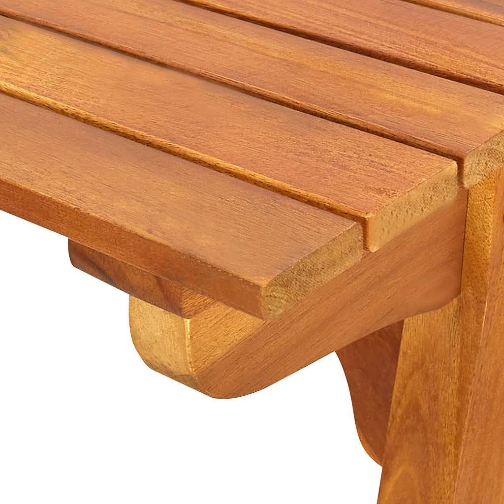 vidaXL 7-delige tuinset 150x90 cm massief acaciahout