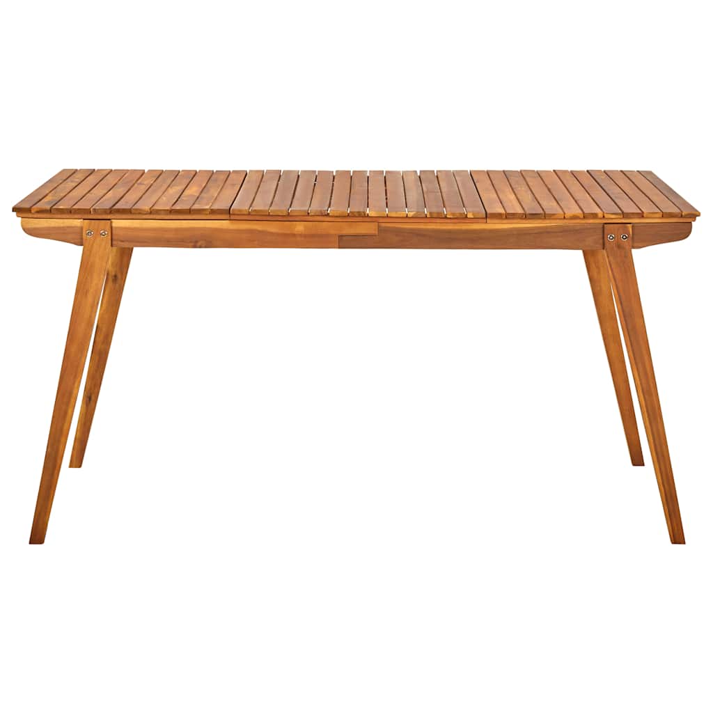 vidaXL 7-delige tuinset 150x90 cm massief acaciahout