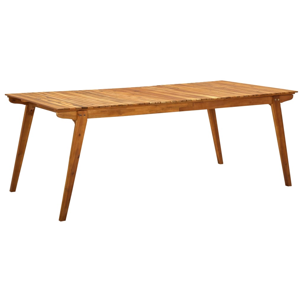 vidaXL 7-delige tuinset 201,5x100 cm massief acaciahout