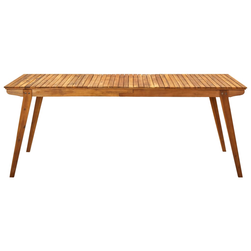 vidaXL 7-delige tuinset 201,5x100 cm massief acaciahout