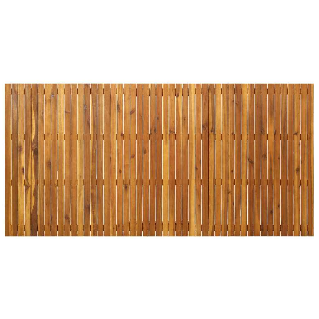 vidaXL 7-delige tuinset 201,5x100 cm massief acaciahout