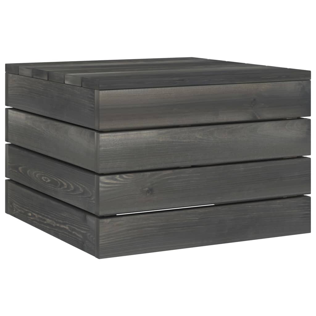 vidaXL 5-delige Loungeset met kussens pallet massief grenenhout